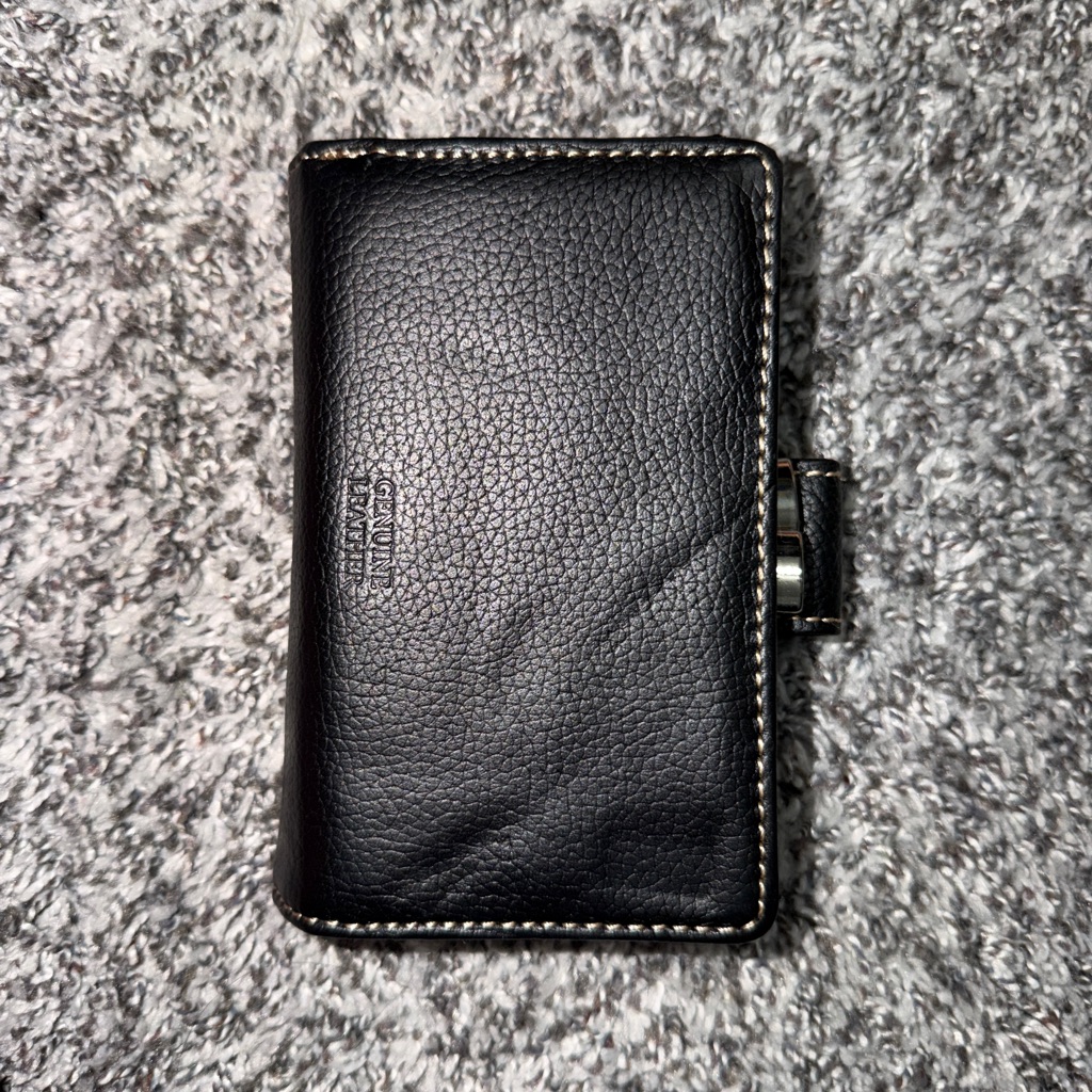 Black Genuine Leather Womens Wallet Card Cash Holder Black Genuine Leather Womens Wallet Card Cash Holder